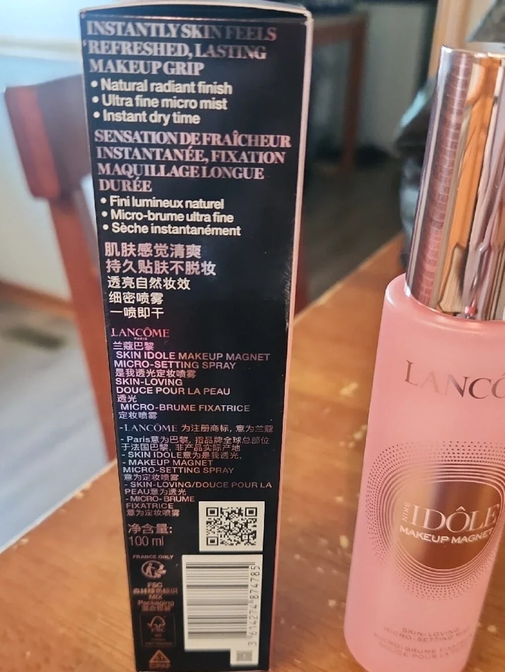 Lancôme Skin Idôle Makeup Magnet Setting Mist 100ml NIB Unused